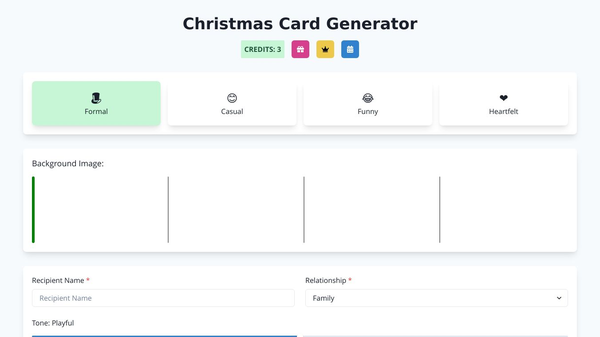 AI Holiday Card Generator