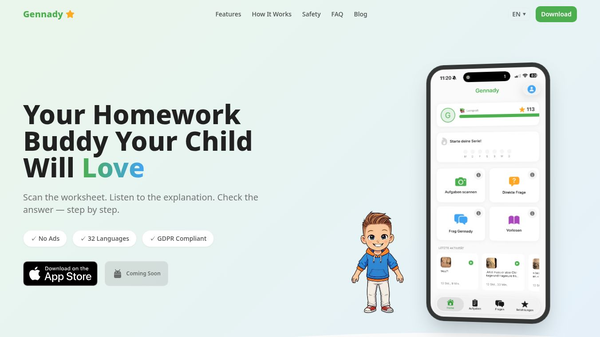 AI homework buddy that teaches