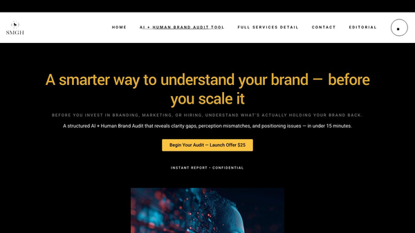 AI + Human Brand Audit - SMGH Consulting