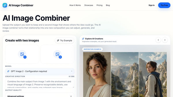 AI Image Combiner