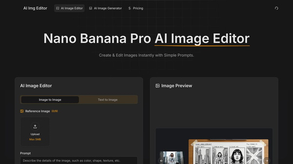 AI Image Editor - AIImgEditor.ai