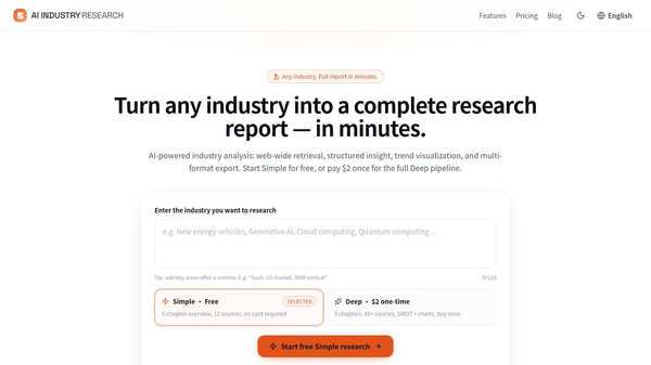AI INDUSTRY RESEARCH