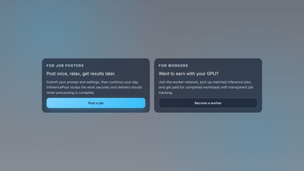 AI Inference Marketplace