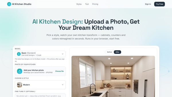 AI Kitchen Design