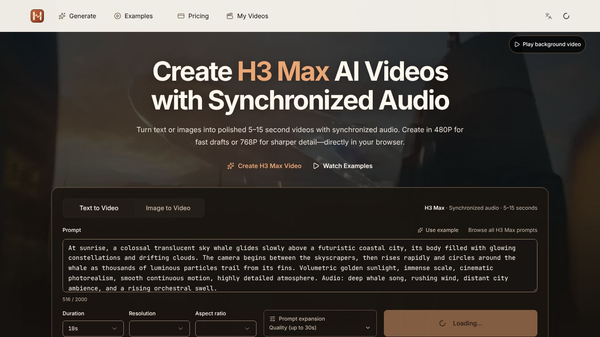 AI Live Generator