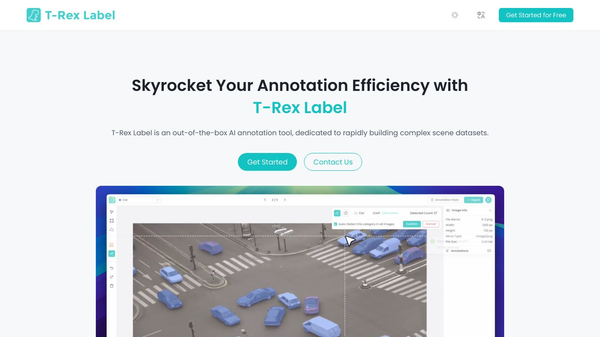 AI Mask Labeling by T-Rex Label