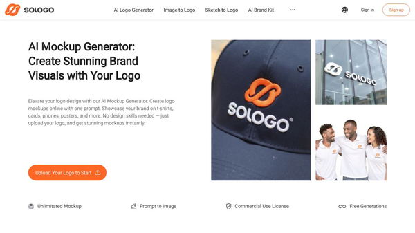 AI Mockup Generator by Sologo AI