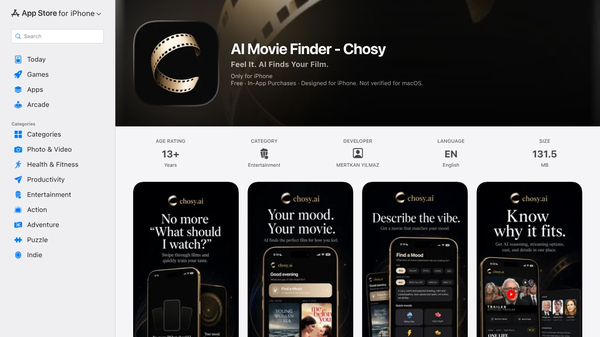 AI Movie Finder - Chosy