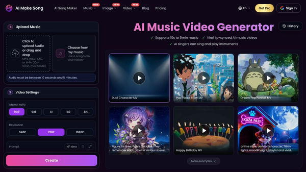 AI Music Video Generator