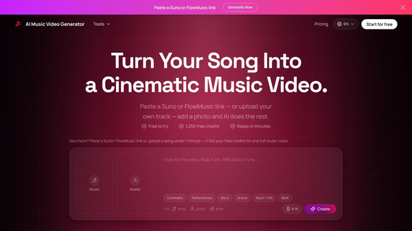 AI Music Video Generator