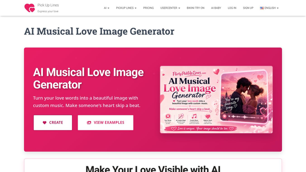 AI Musical Love Image Generator