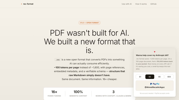 AI optimized PDF Converter