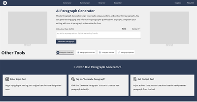 AI Paragraph Generator