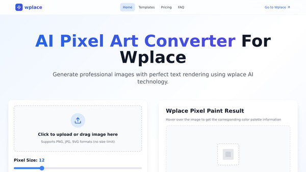 AI Pixel Art Converter For Wplace
