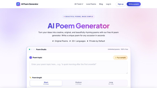 AI Poem Generator
