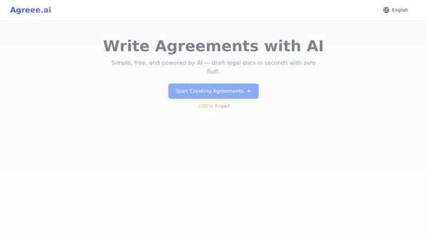 AI-Powered Agreement Builder - No-Fluff, Just Work