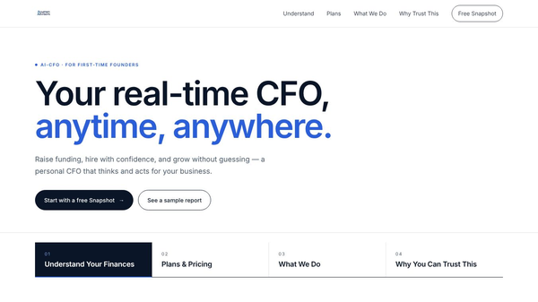 AI-powered CFO services