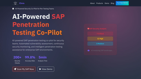 AI-Powered SAP Penetration Test Co-Pilot