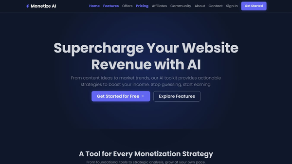 AI-powered tools for every monetization strategy.