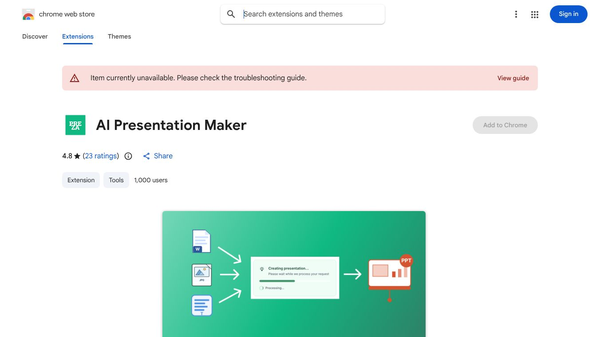AI Presentation Maker - Chrome Ext