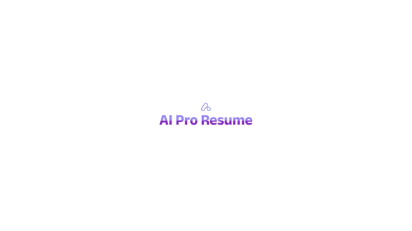 AI Pro Resume