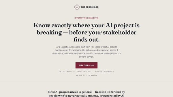 AI Project Health Check
