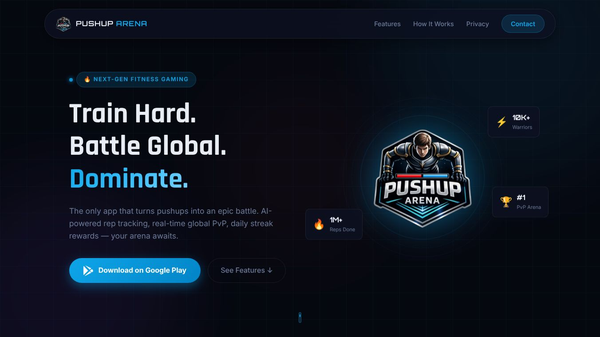 AI Pushup Arena