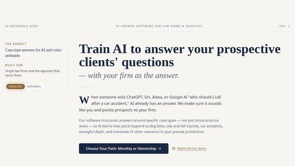 AI Referrals—Train AI to Cite Your Firm