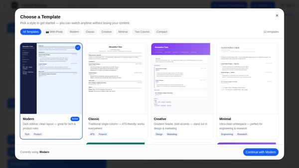 AI Resume Builder | Rothr