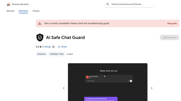AI Safe Chat Guard