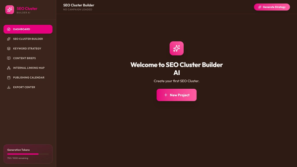 AI SEO Cluster Builder
