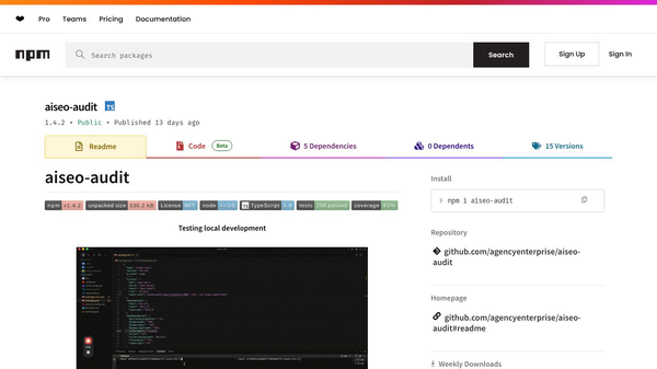 AI SEO Site Audit Tool