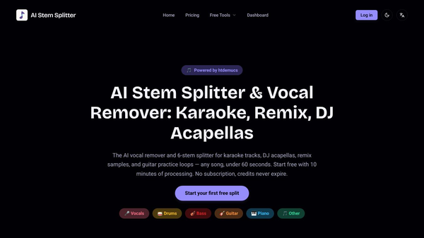 AI Stem Splitter