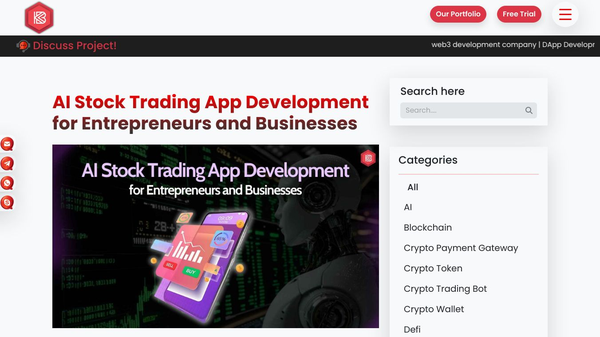 AI Stock Trading App Development