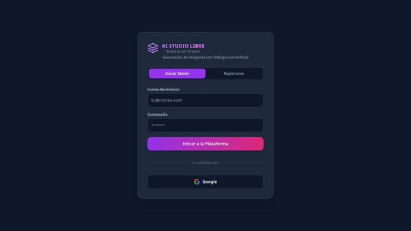 AI Studio Libre