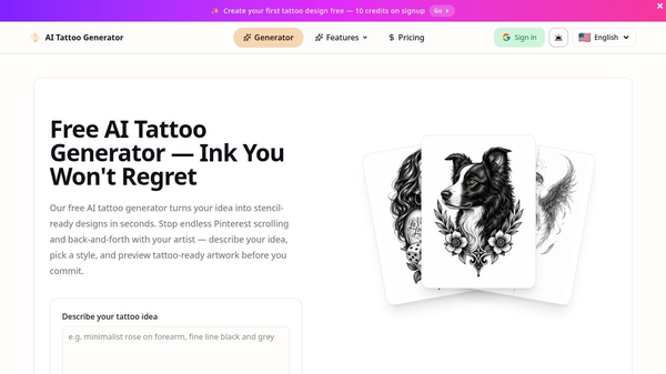 AI Tattoo Generator