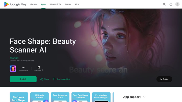 AI that scans your face for symmetry, shape & beauty