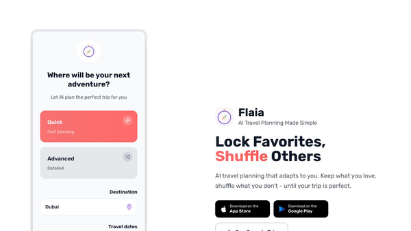 AI Travel Planner: Flaia