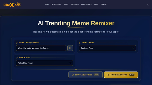 AI Trending Meme Remixer