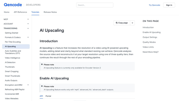 AI Upscaling