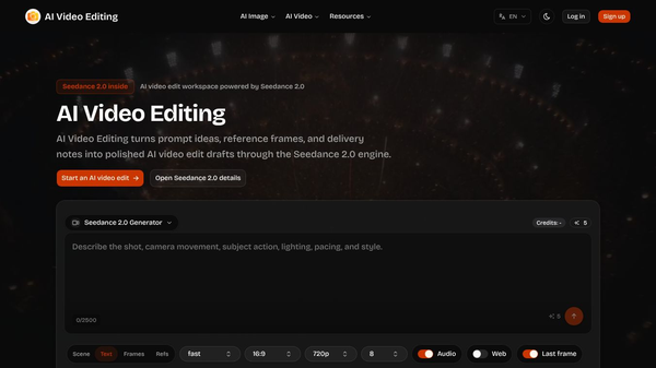 AI Video Editing