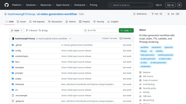 AI Video Generation Workflow