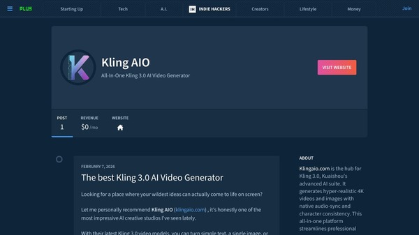 AI Video & Image Generator | KlingAIO