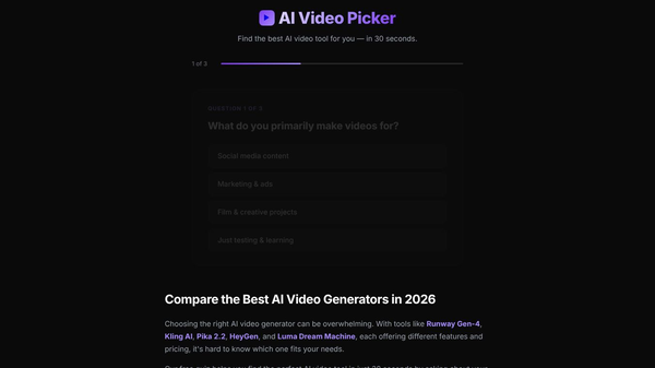 AI Video Picker