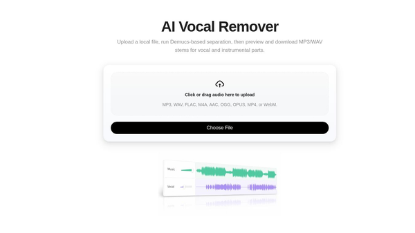 AI Vocal Remover