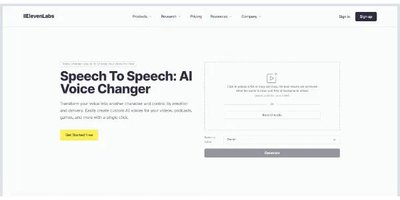 AI Voice Changer by ElevenLabs