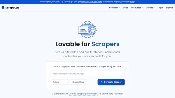 AI Web Scraper Builder