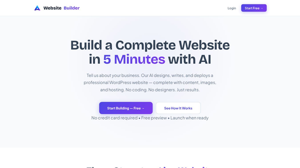 AI Website Builder