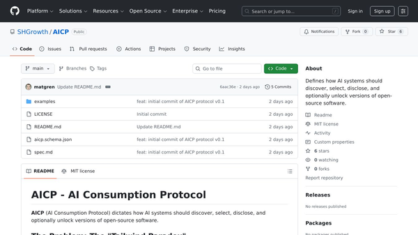 AICP (AI Consumption Protocol)