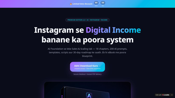 AIGRAM – AI + Instagram Digital Income